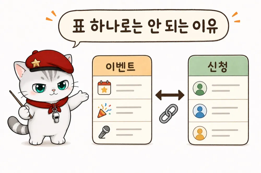 에어테이블 관계형 DB & 신청 페이지 배포